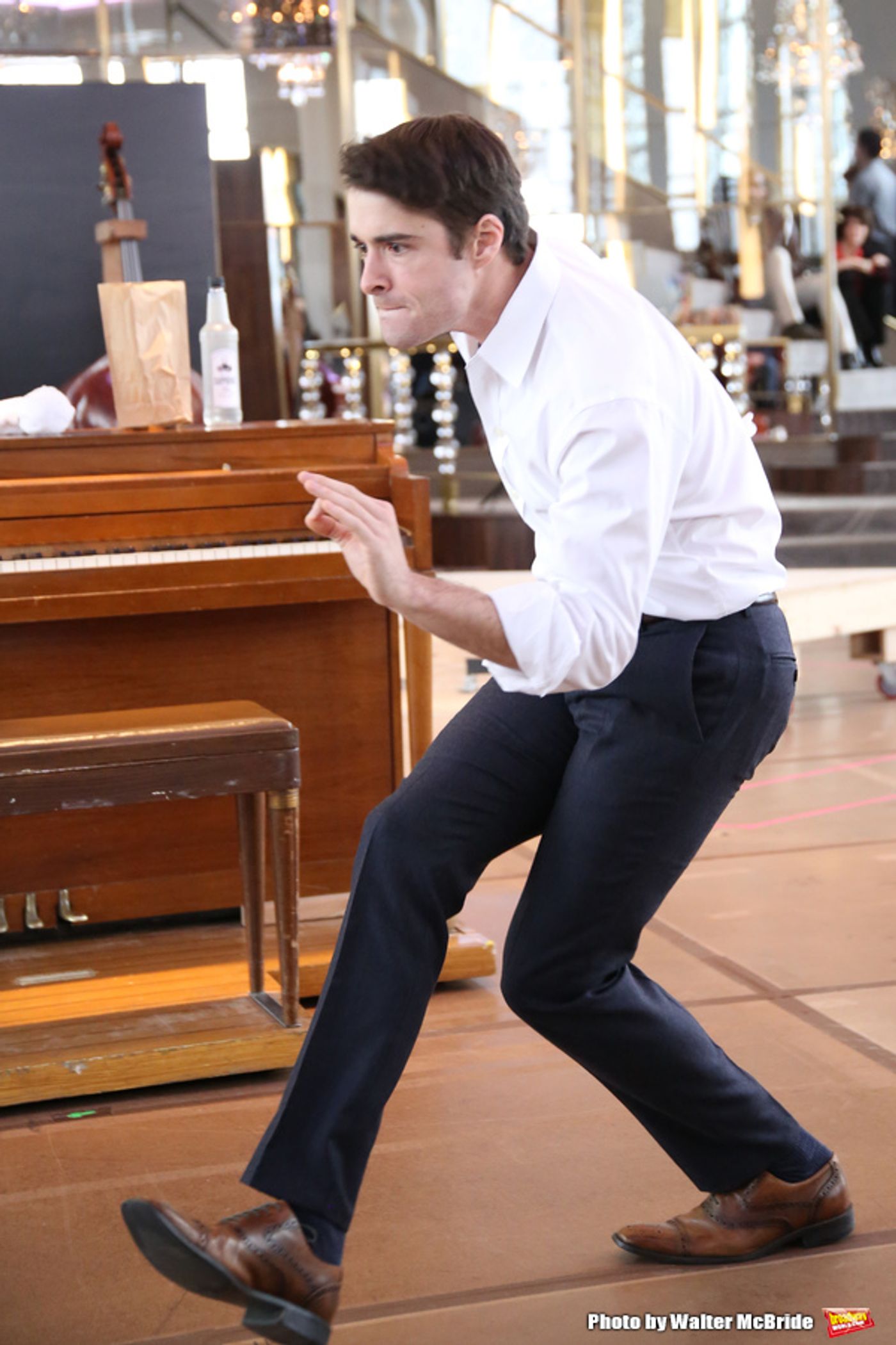 Photo Coverage: The Band's All Here! In Rehearsal with the Company of BANDSTAND  Image