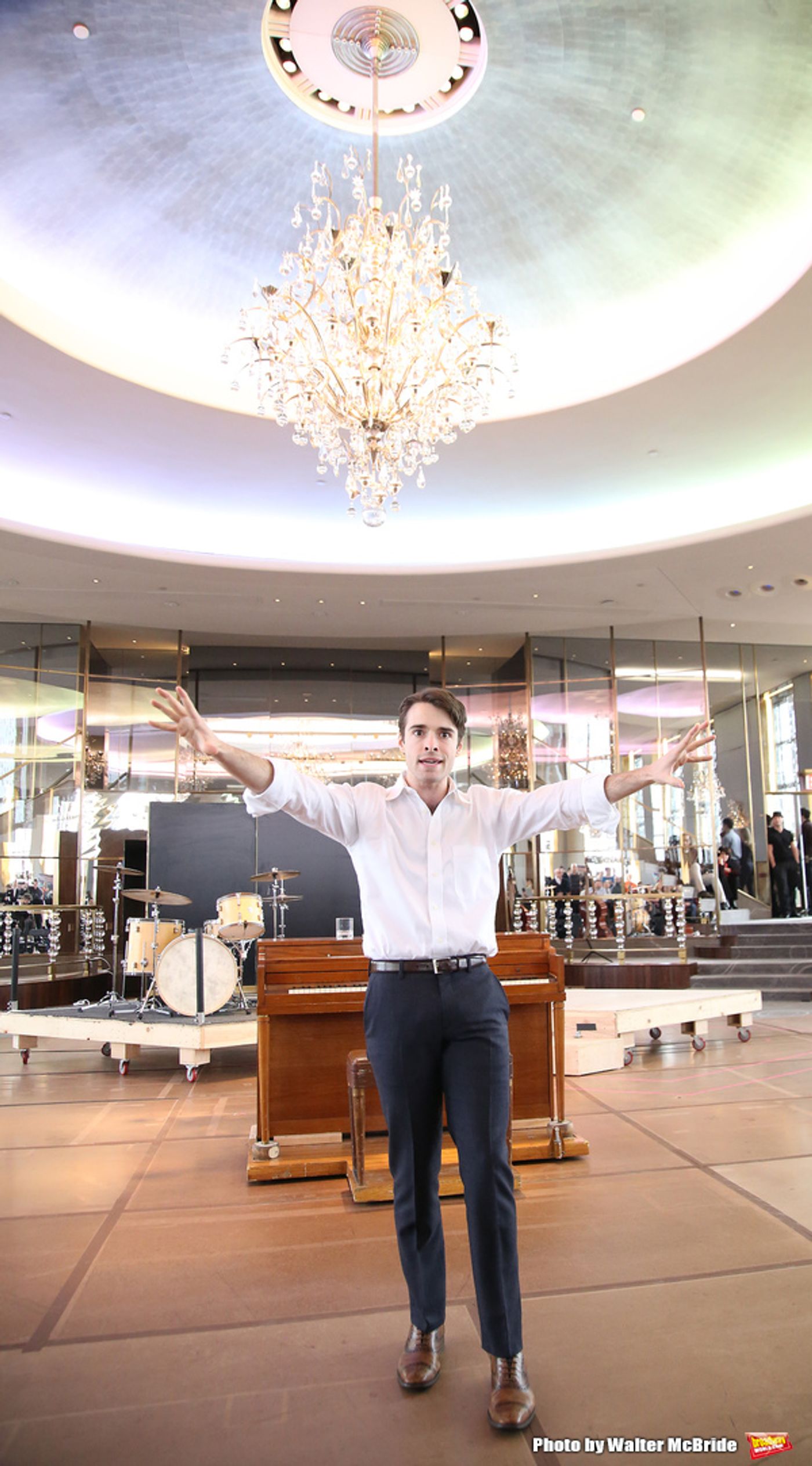 Photo Coverage: The Band's All Here! In Rehearsal with the Company of BANDSTAND  Image