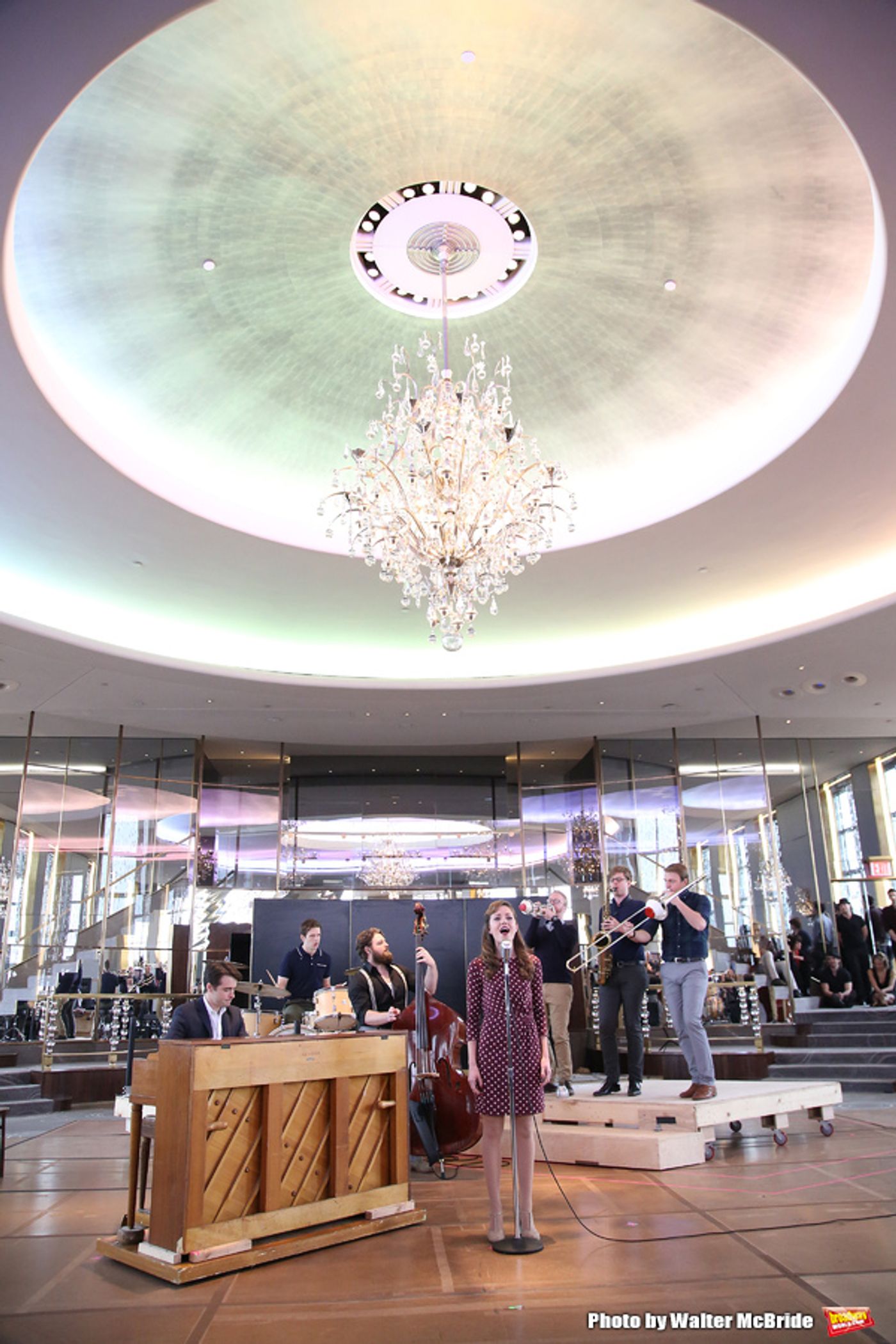 Photo Coverage: The Band's All Here! In Rehearsal with the Company of BANDSTAND  Image