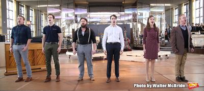 Corey Cott and Laura Osnes with cast  Photo