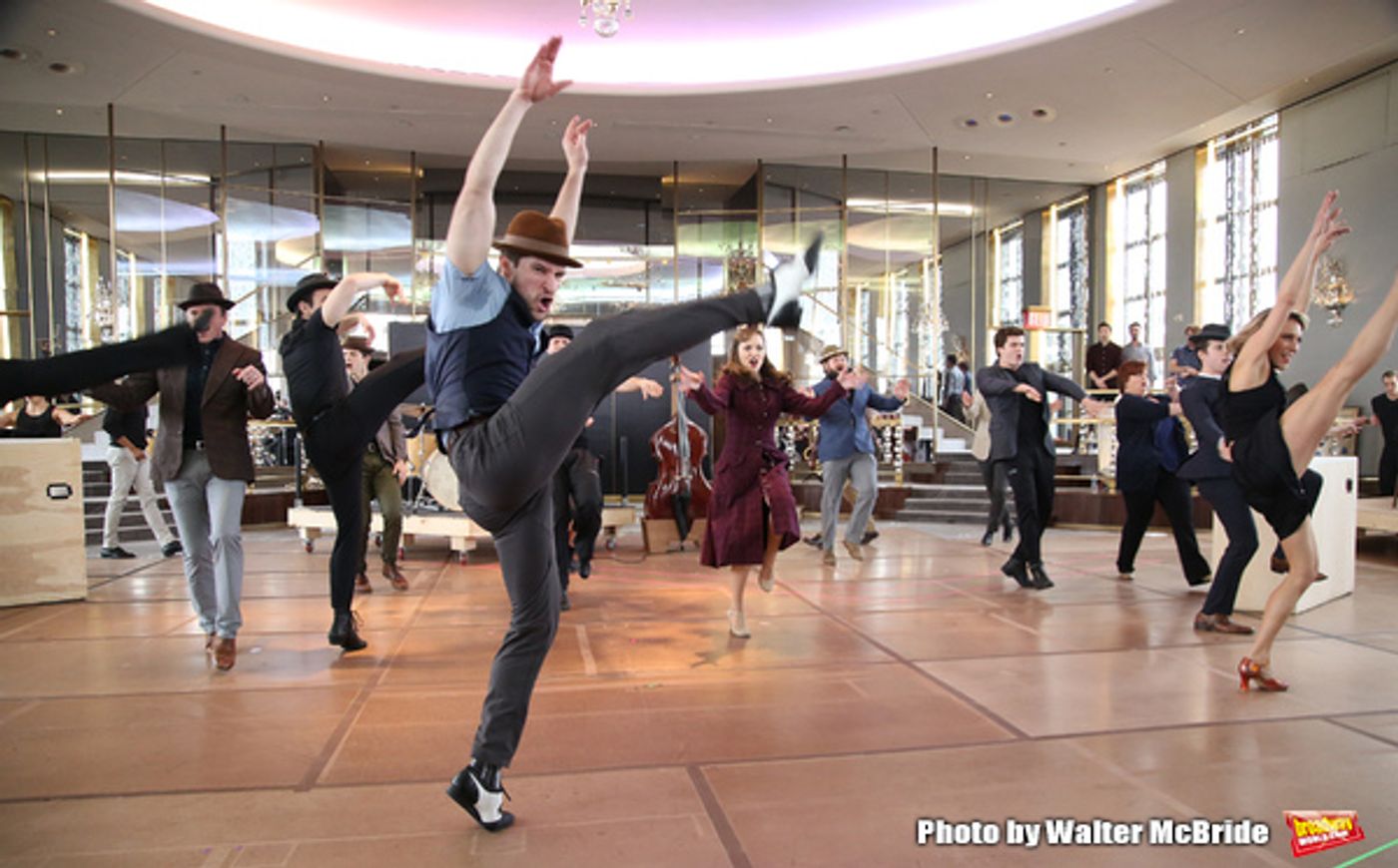 Photo Coverage: The Band's All Here! In Rehearsal with the Company of BANDSTAND  Image