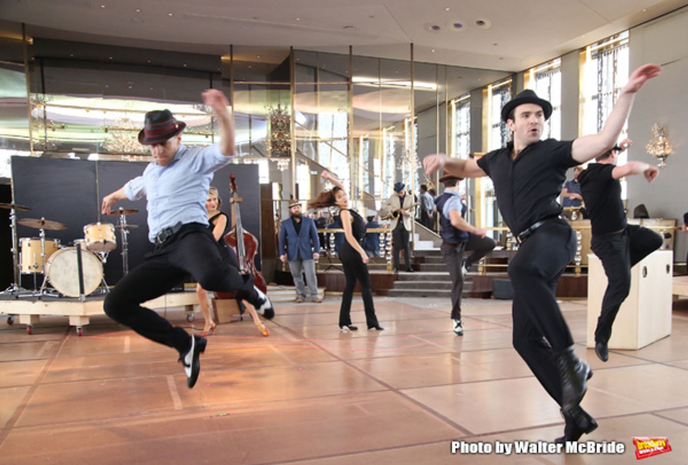 Photo Coverage: The Band's All Here! In Rehearsal with the Company of BANDSTAND  Image