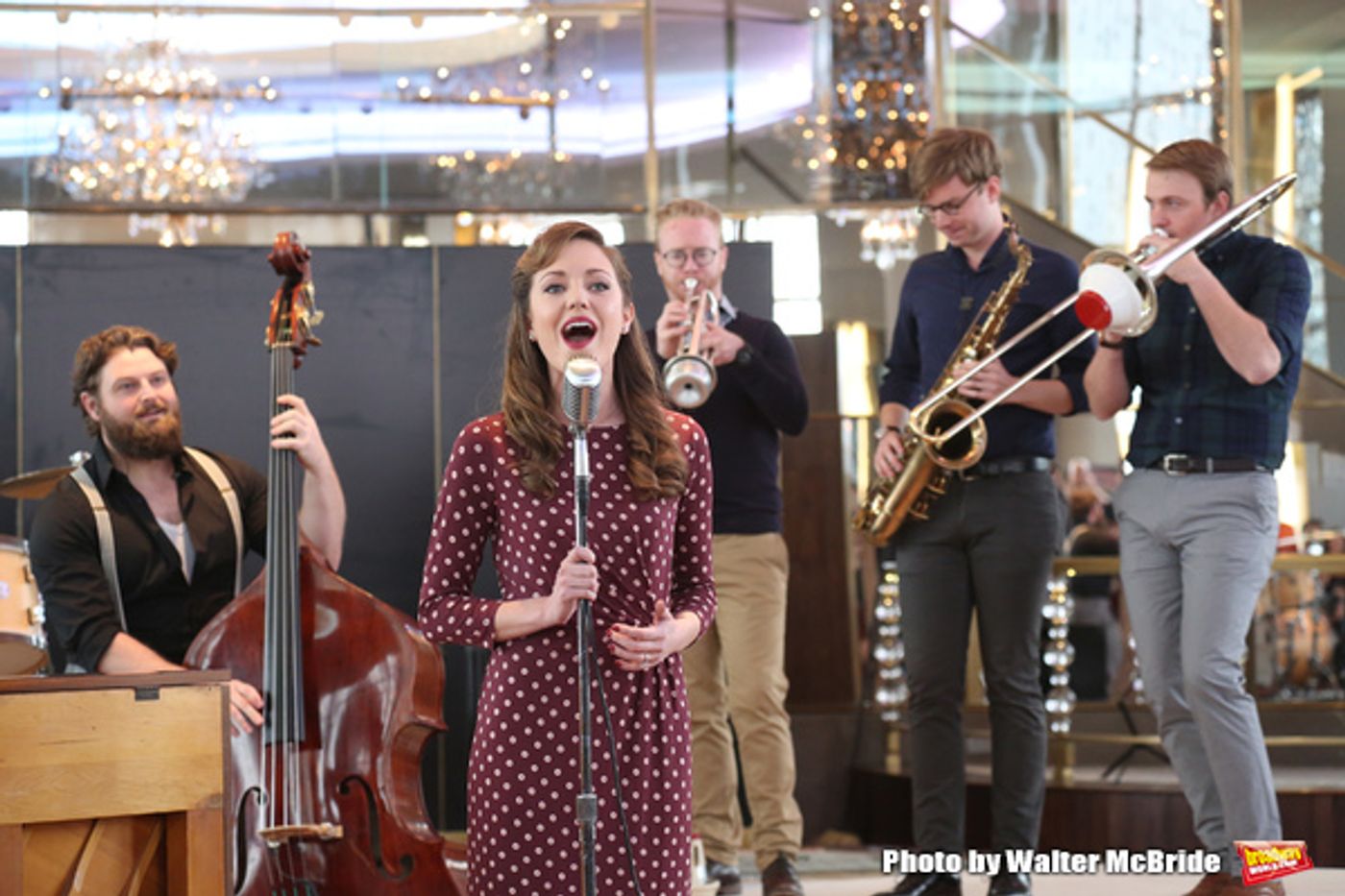 Photo Coverage: The Band's All Here! In Rehearsal with the Company of BANDSTAND  Image