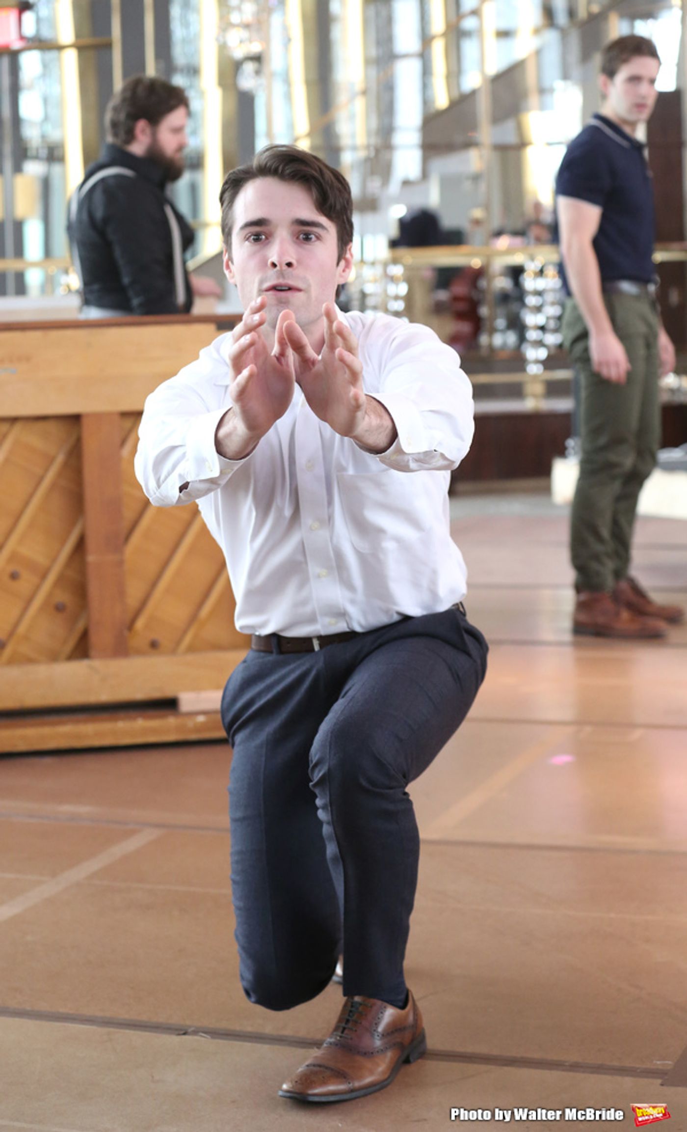 Photo Coverage: The Band's All Here! In Rehearsal with the Company of BANDSTAND  Image