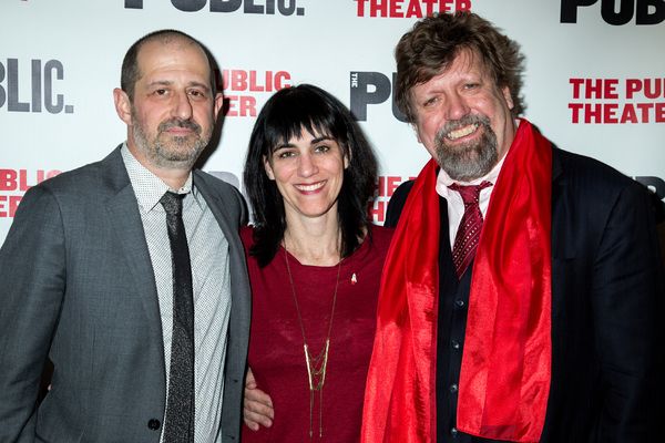 Ethan Lipton, Leigh Silverman, Oskar Eustis Photo