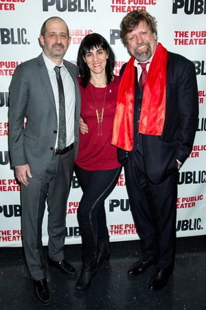 Ethan Lipton, Leigh Silverman, Oskar Eustis @ BroadwayWorld Ethan Lipton, Leigh Silverman, Oskar Eustis Photo
