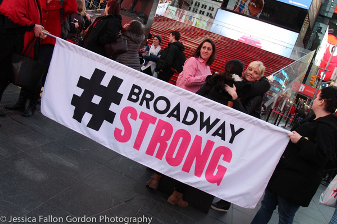 Photo Coverage: Broadway Unites in Times Square for International Women's Day!  Image