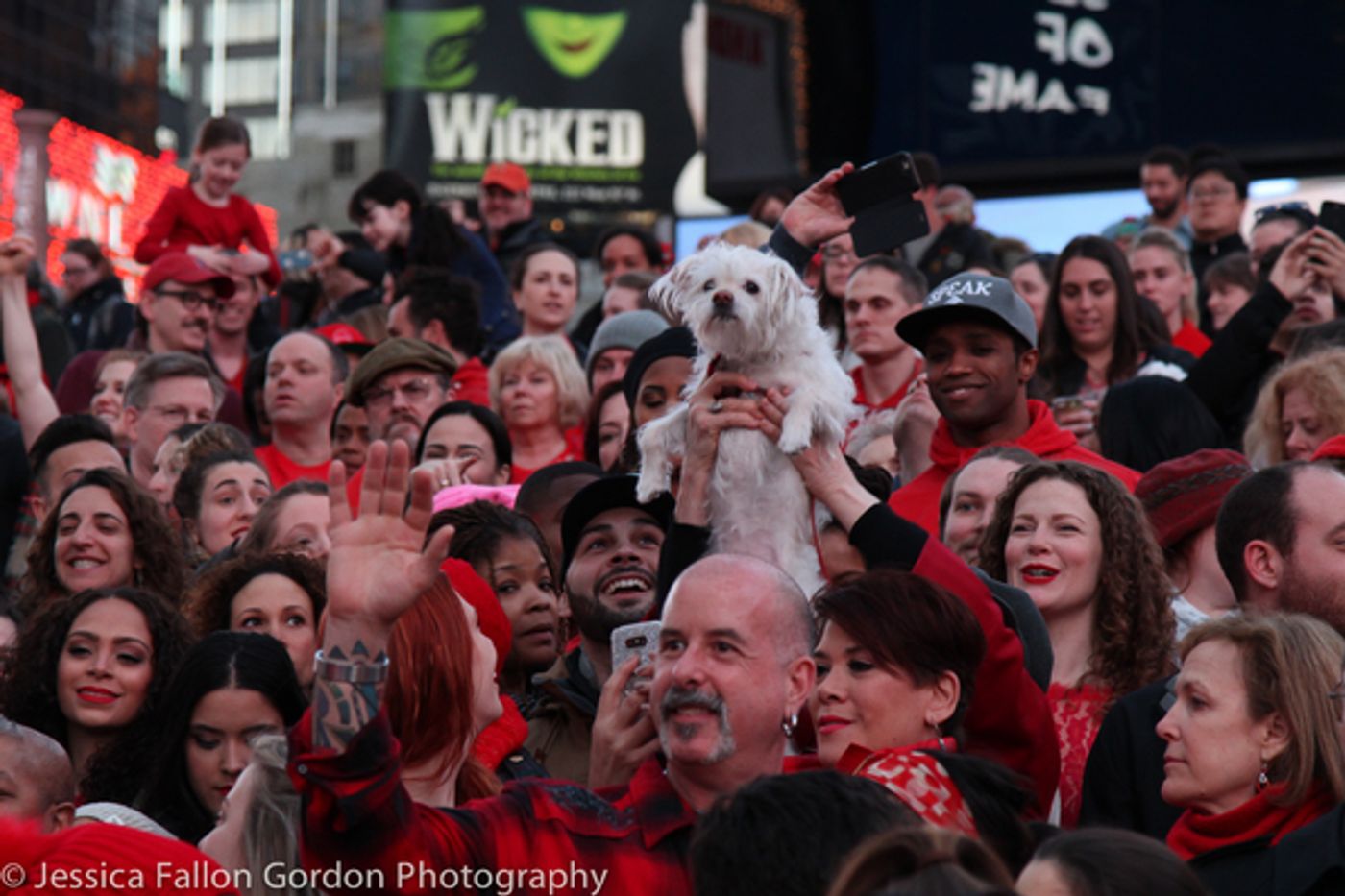 Photo Coverage: Broadway Unites in Times Square for International Women's Day!  Image
