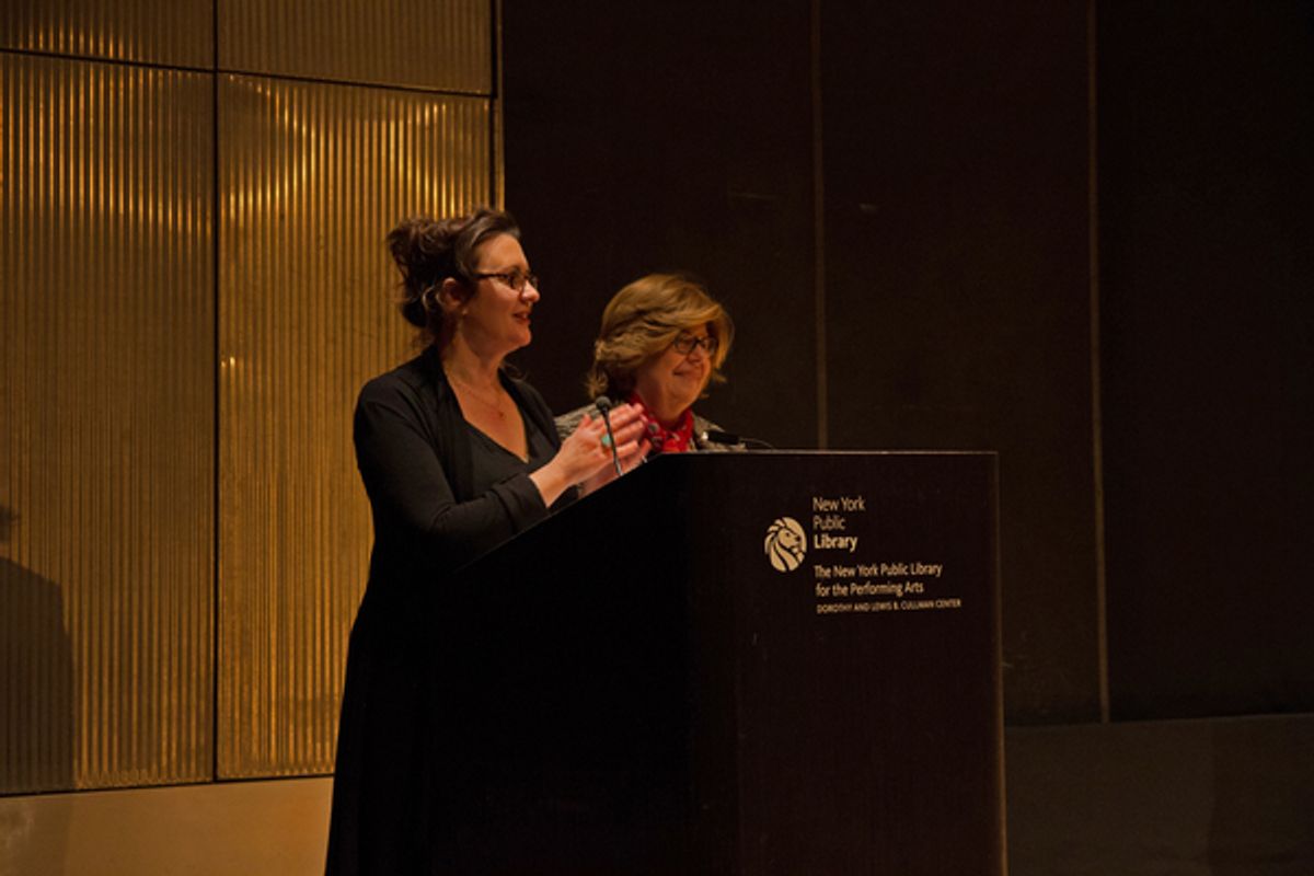 Carmel Owen and Lisa Rothe at 