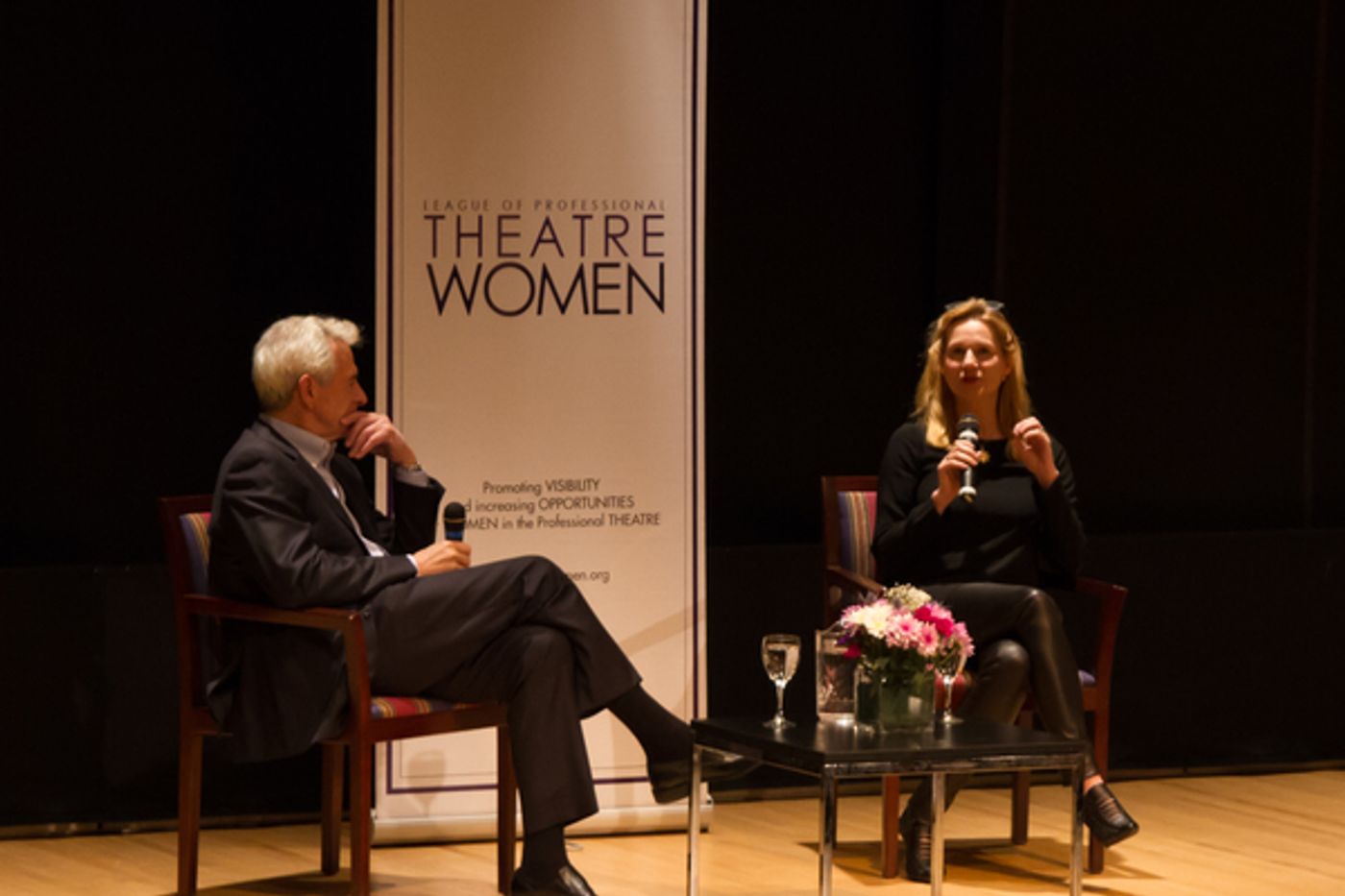 Photo Flash: The League Of Professional Theatre Women Interviews Broadway Bound Laura Linney  Image