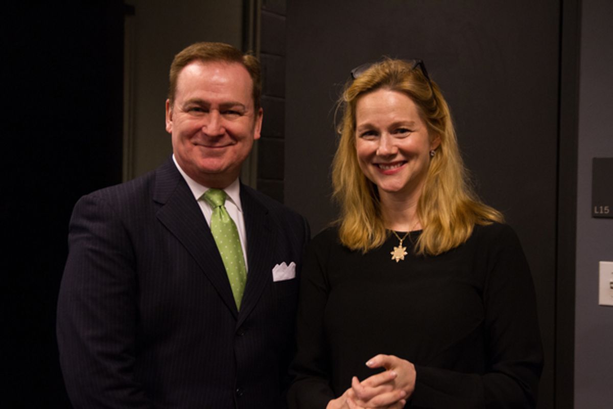 Laura Linney with Lincoln Center''s Patrick Hoffman at 