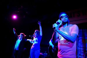 Jen Johnson, Rachel Wilson and Barry Irving Photo