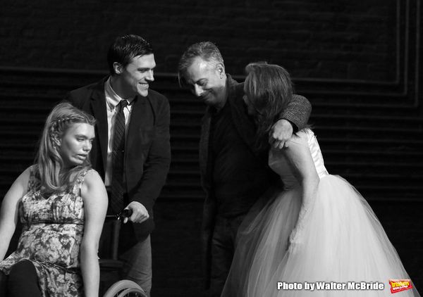 Madison Ferris, Finn Wittrock, Joe Mantello and Sally Field  Photo