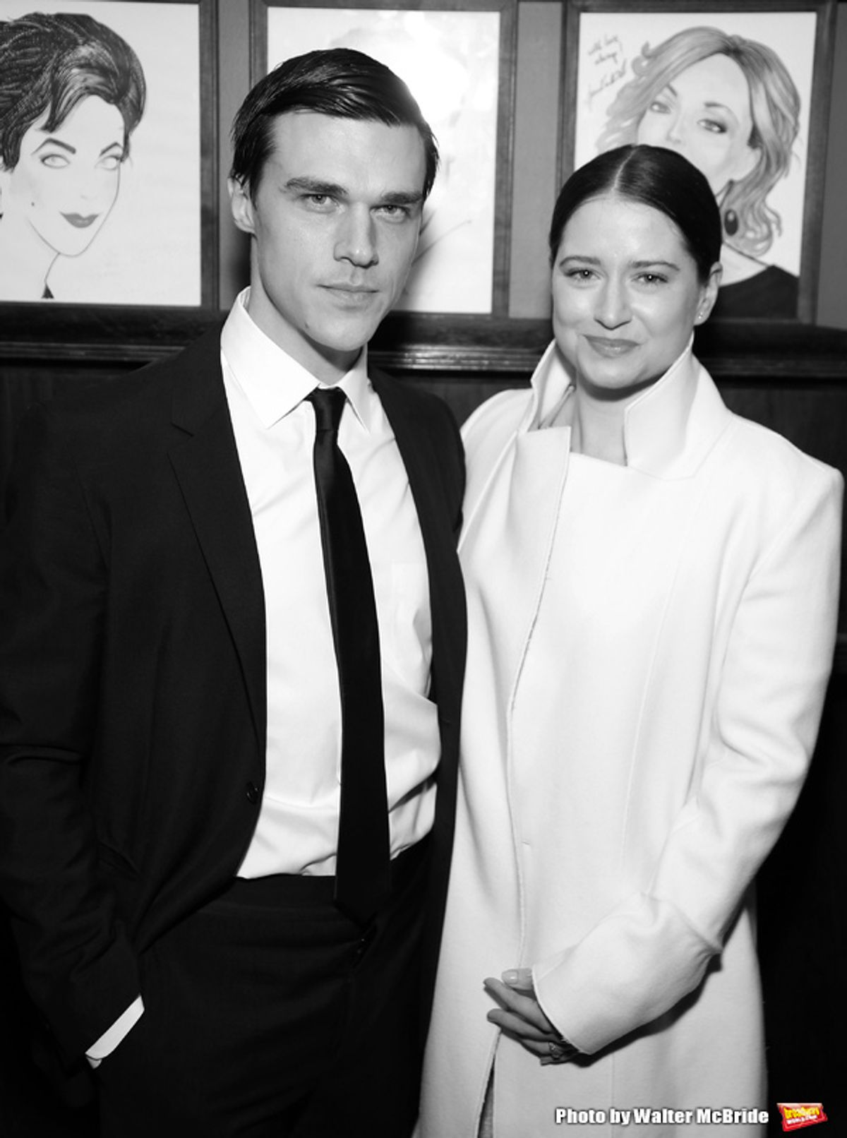 Finn Wittrock and wife Sarah Roberts  at 