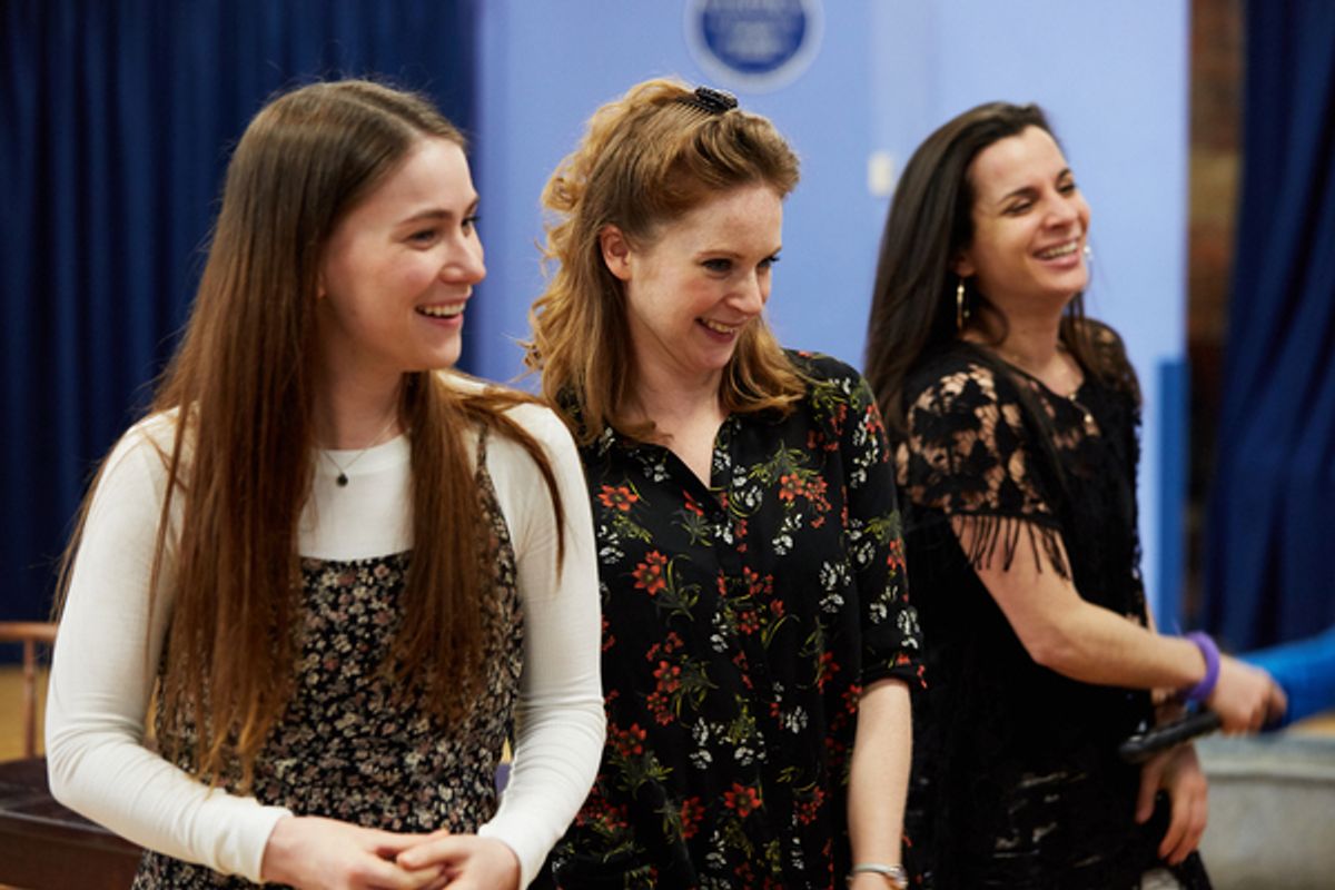 Lowri Izzard, Kate Batter, and Suzanne Ahmet at 