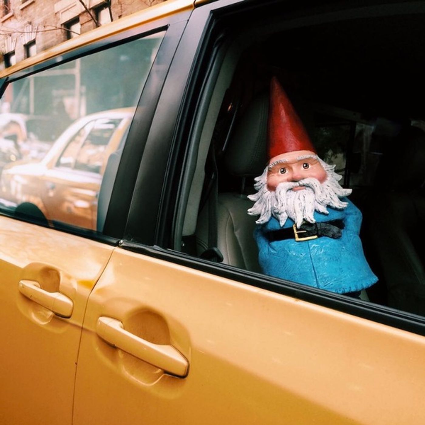 Photo Flash: Travelocity's Roaming Gnome Gets a Front Row Seat to AMELIE!  Image