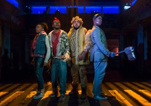 (left to right) Sydney Charles, Gilbert Domally, Chuckie Benson and Steven Perkins in Photo