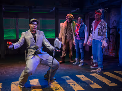 (left to right) Steven Perkins, Chuckie Benson, Sydney Charles and Gilbert Domally in Photo