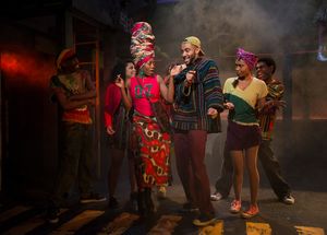 (front center) Angela Alise and Desmond Gray with (back, l to r) TJ Crawford, Anna Da Photo