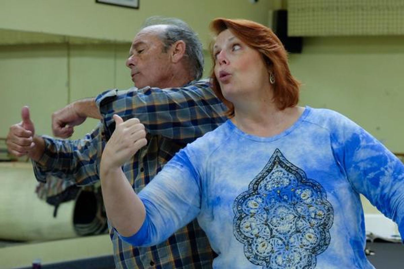 Photo Flash: New Pre-Production Rehearsal Photos of the cast of THE GEEZE & ME!  Image