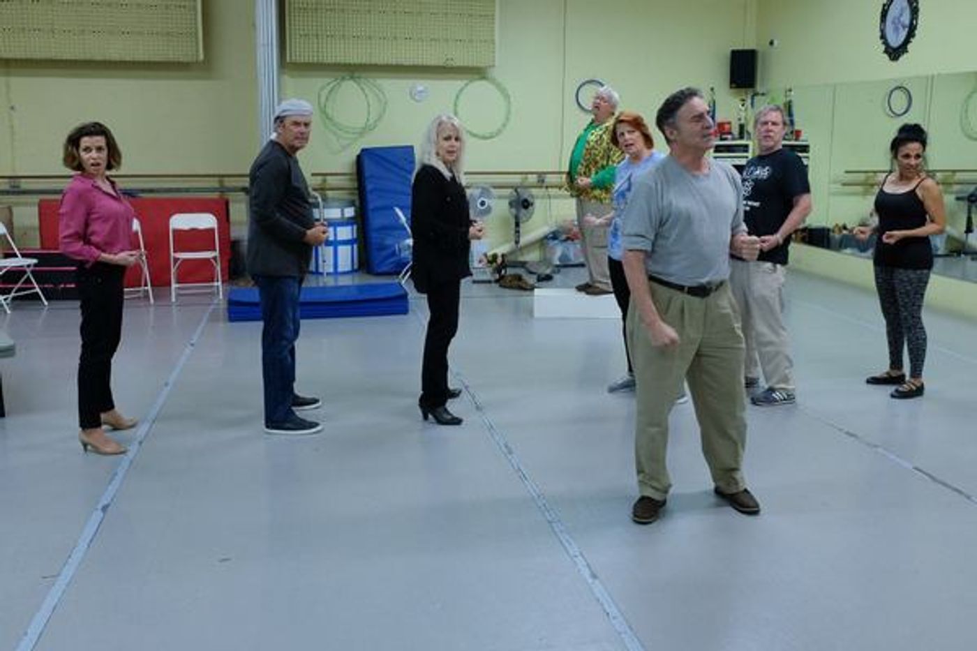 Photo Flash: New Pre-Production Rehearsal Photos of the cast of THE GEEZE & ME!  Image
