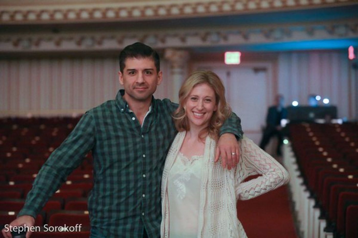 Photo Coverage: Caissie Levy and Tony Yazbeck Rehearse for NY Pops' Tribute to Kander & Ebb  Image