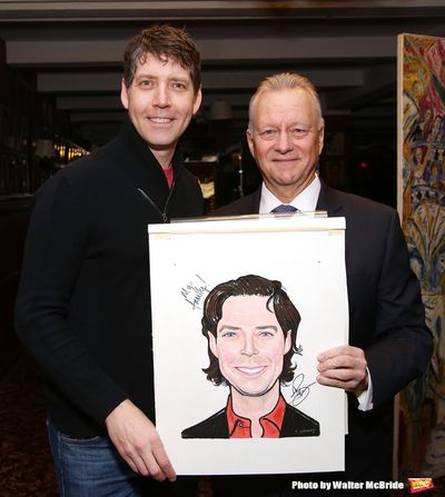 James Barbour with Max Klimavicius  Photo