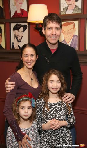James Barbour with wife and daughters @ BroadwayWorld James Barbour with wife and daughters Photo