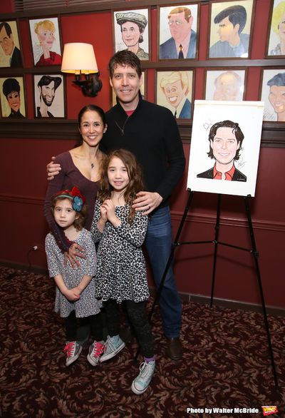 James Barbour with wife and daughters  Photo