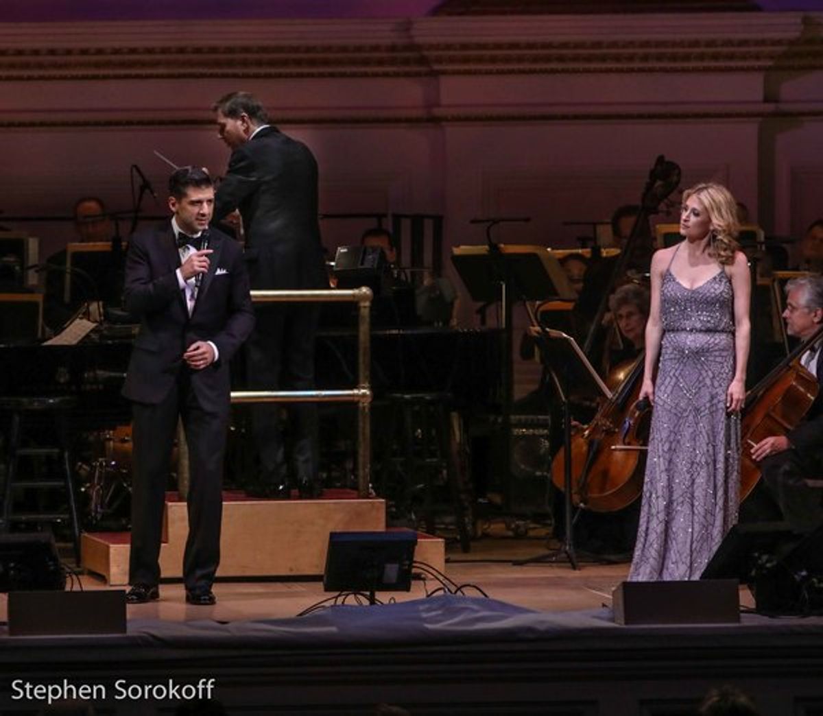 Tony Yazbeck & Caissie Levy at 