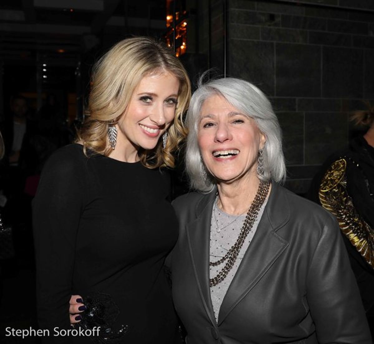 Caissie Levy & Jamie deRoy at 