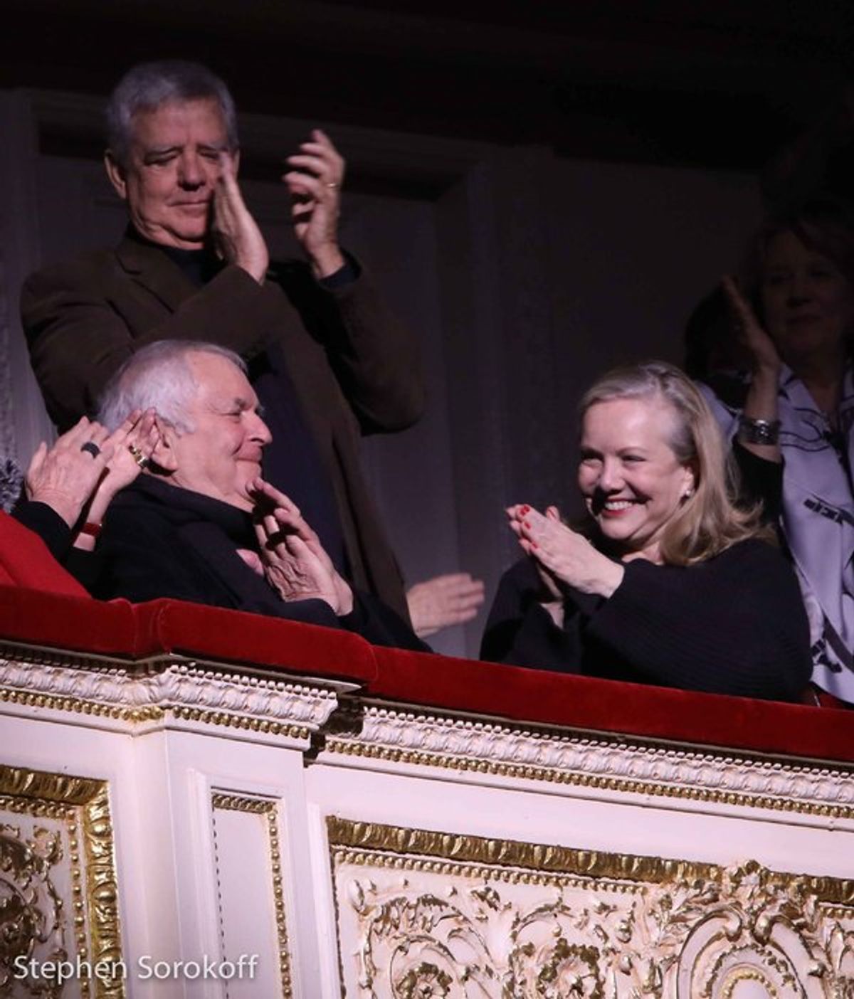John Kander, Albert Stephenson, Susan Stroman at 
