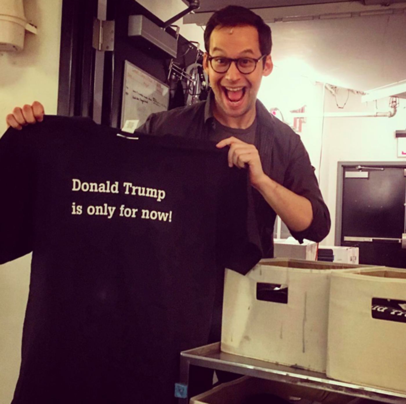 Photo Flash: The Heat is on in Saigon (and Across the rest of NYC), AVENUE Q Reminds Us Trump is Just for Now, and More Saturday Intermission Pics!  Image