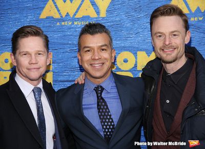 Jack Noseworthy, Sergio Trujillo and Christopher Wheeldon Photo