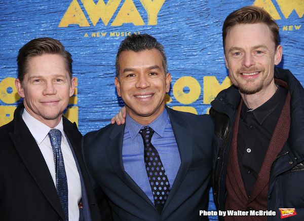 Jack Noseworthy, Sergio Trujillo and Christopher Wheeldon Photo