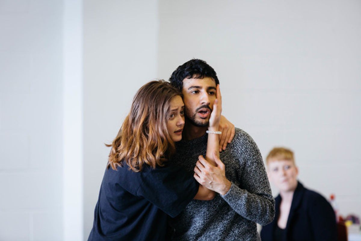 Ella Purnell and Manish Gandhi at 