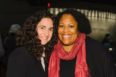 Director Daniella Topol and playwright Jacqueline E. Lawton Photo