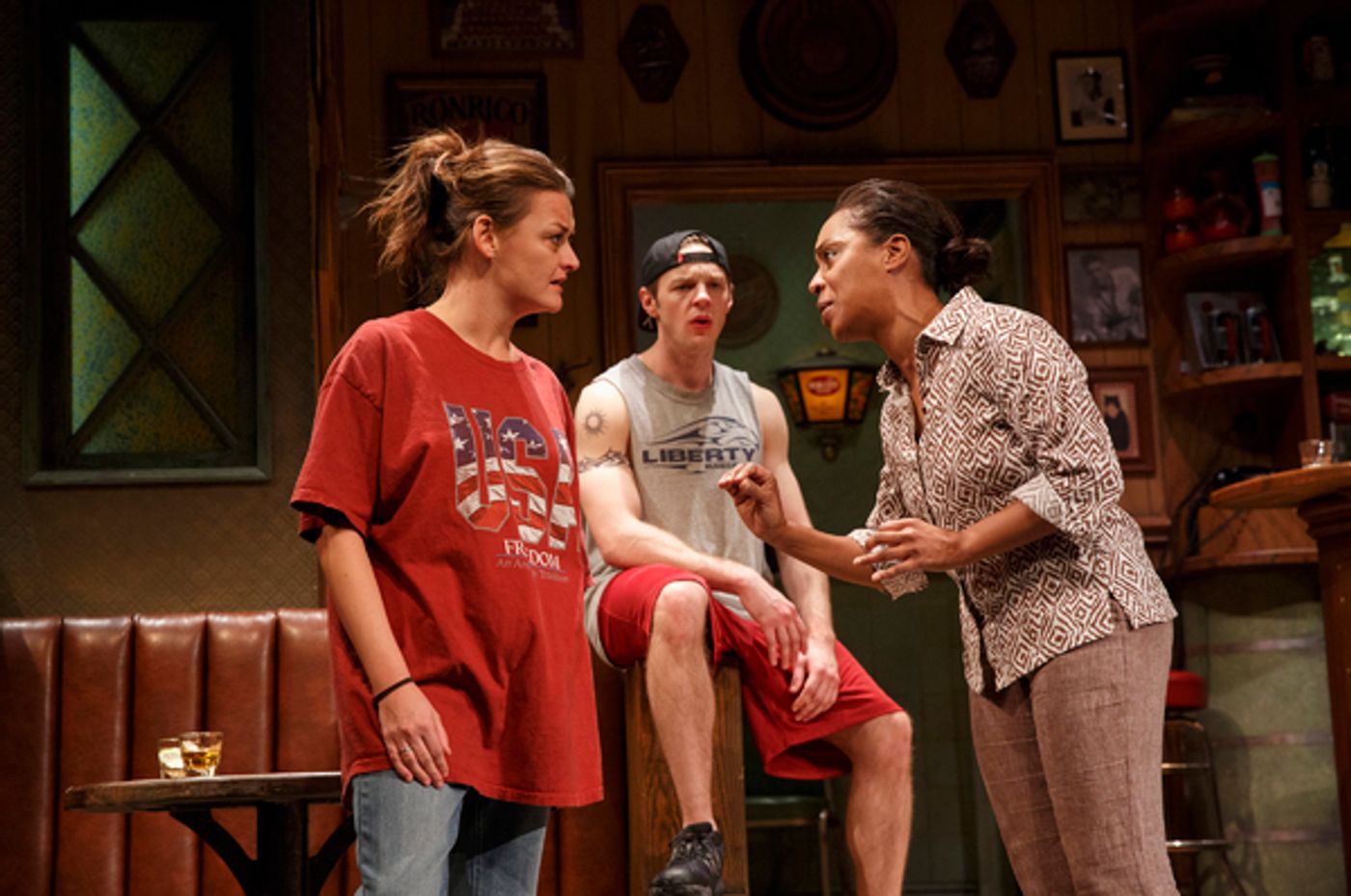 Photo Flash: First Look at Johanna Day, Michelle Wilson, Khris Davis and More in Lynn Nottage's SWEAT on Broadway  Image
