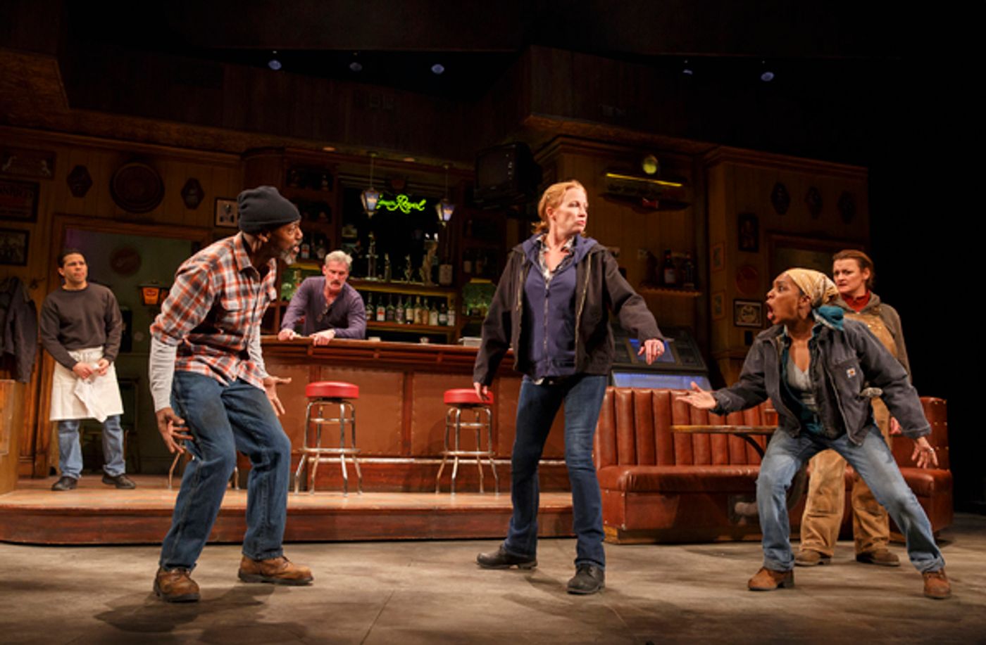 Photo Flash: First Look at Johanna Day, Michelle Wilson, Khris Davis and More in Lynn Nottage's SWEAT on Broadway  Image