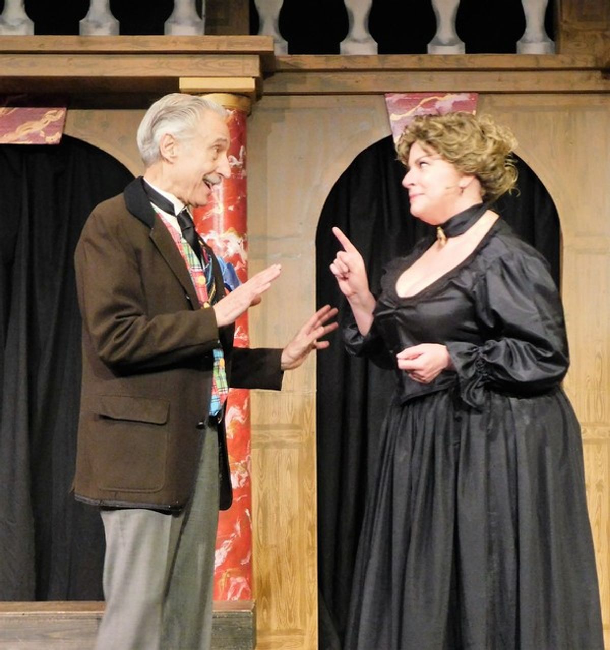 Mort Paterson and Susan Fowler at 