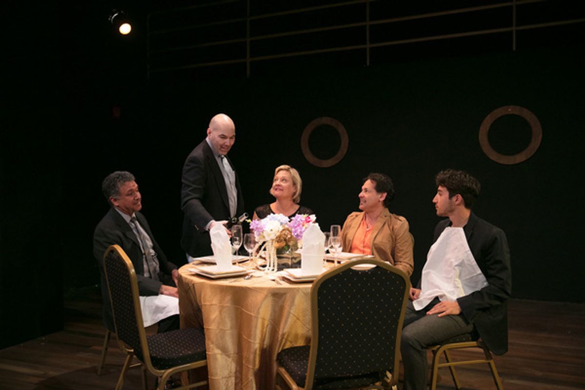 Gary Lamb, Brian Wallace, Carolyn Almos, Ric Salinas and Kenneth Lopez at 