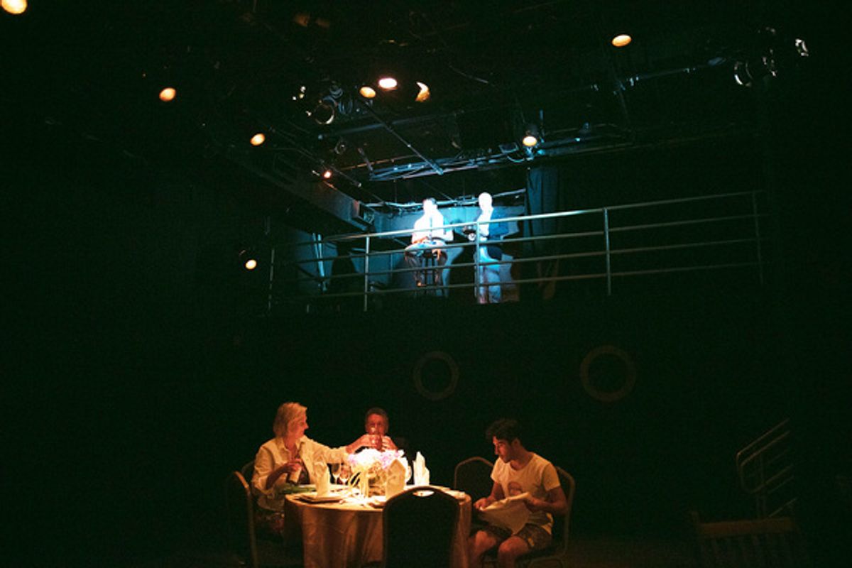 Carolyn Almos, Gary Lamb, Kenneth Lopez; Above: Ric Salinas and Brian Wallace at 