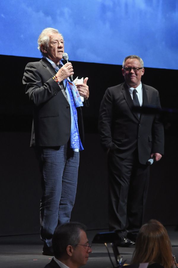 Ian McKellen and  Bill Condon  Photo