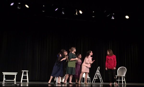 â€‹Junior ladies of 5480 performed in The Cagebirds by David Campton. We won bes Photo