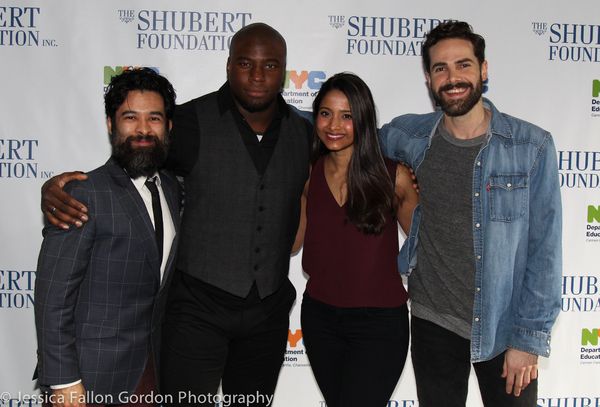 Paul Pinto, Okieriete Onaodowan, Shoba Narayan and Nicholas Belton Photo