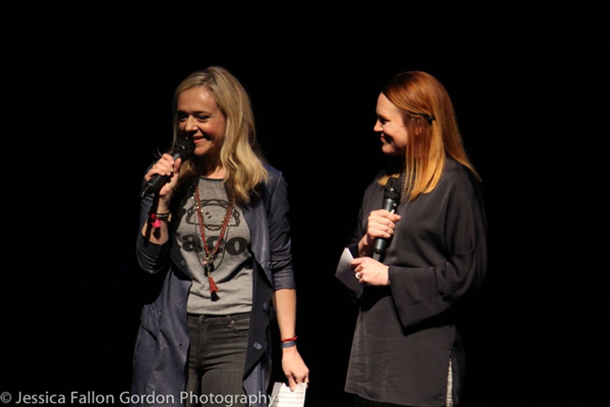 Rachel Bay Jones and Jennifer Laura Thompson at 