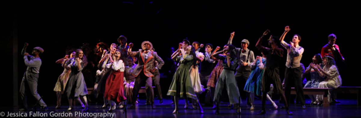 Students from Frank Sinatra School of the Arts at 