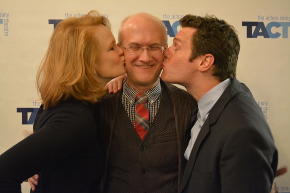 Kate Baldwin, Jeff Talbott and Jonathan Groff at 