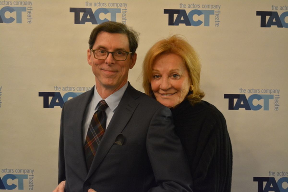 Scott Alan Evans with Cynthia Harris at 