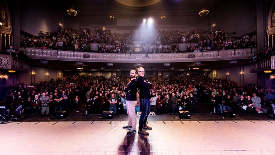 Photo Flash: Adam Savage and Michael Stevens Feed Audiences Across the Country with BRAIN CANDY LIVE! Image